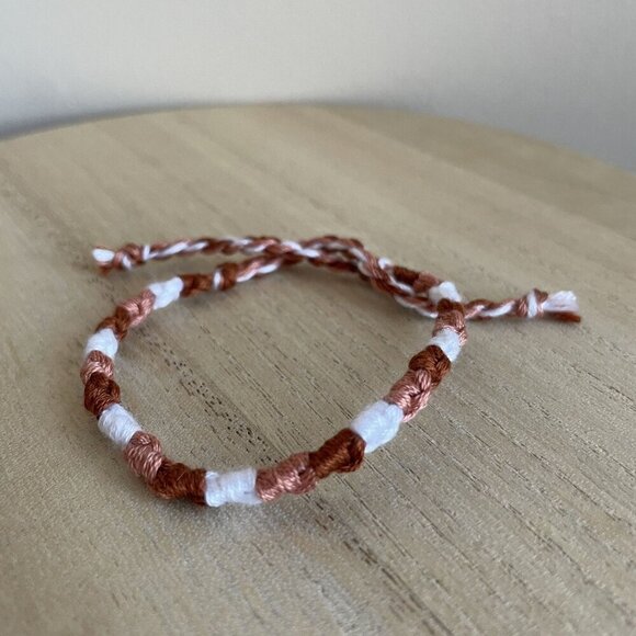 Handmade Jewelry - Catriona Bracelet, anklet, trendy, comfortable, tie, embroidery thread, woven, g